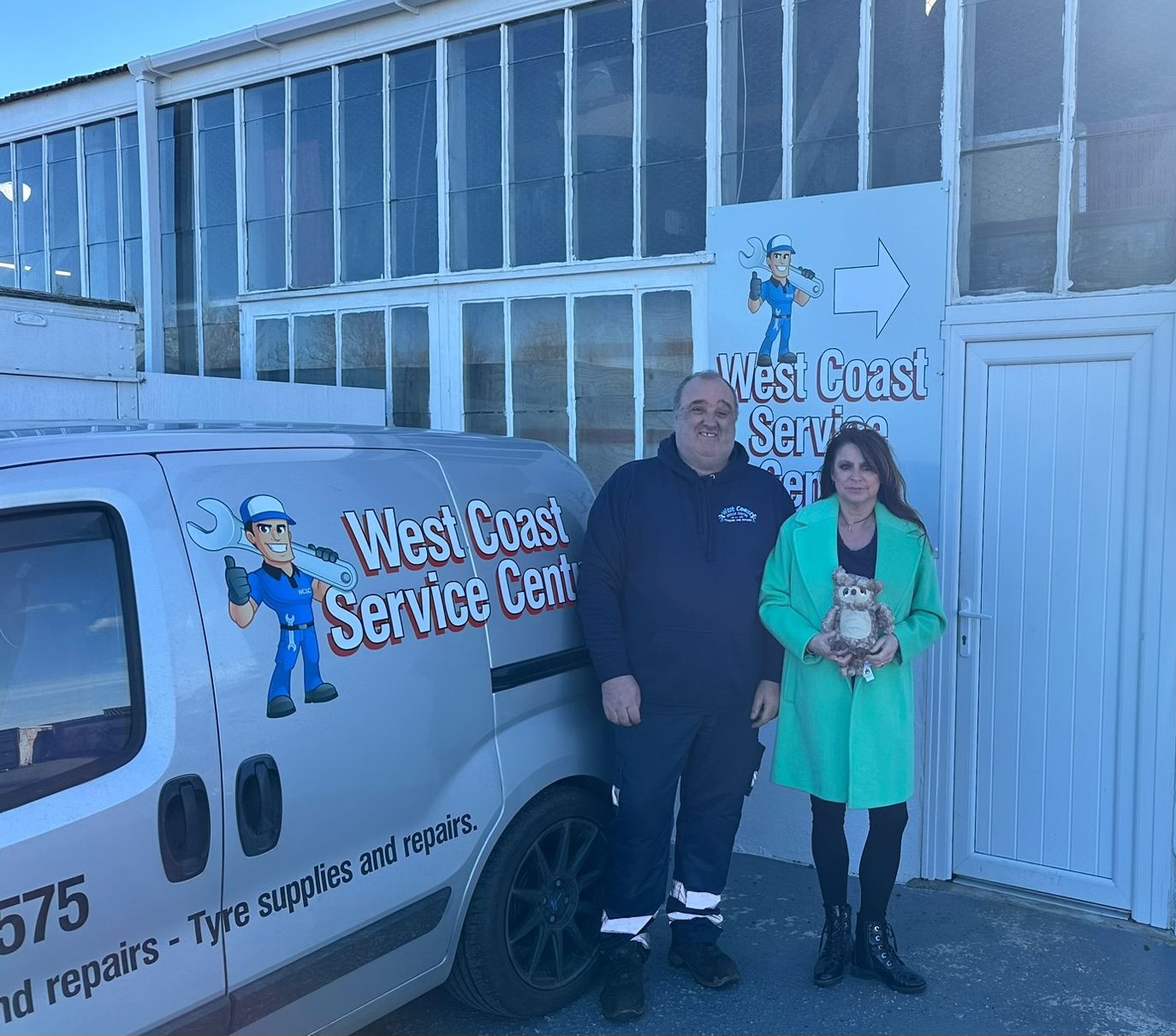 The west coast service centre team